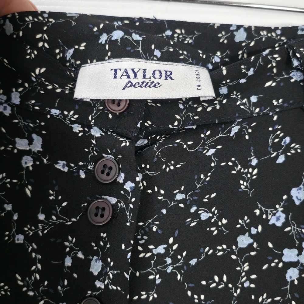 Taylor Black and White Floral Maxi Skirt - Picture 4 of 7